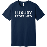 White Luxury Redefined - Short Sleeve Men's T-Shirt