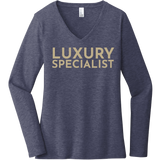 Gold Luxury Specialist - Long Sleeve Women's T-Shirt