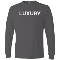 White Luxury - Long Sleeve Men's T-Shirt