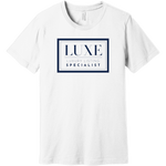 Navy Luxe Logo - Short Sleeve Men's T-Shirt