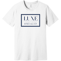 Navy Luxe Logo - Short Sleeve Men's T-Shirt