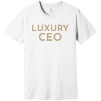 Gold Luxury CEO - Short Sleeve Men's T-Shirt