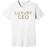 Gold Luxury CEO - Short Sleeve Men's T-Shirt