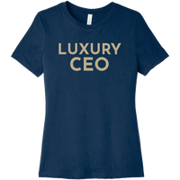 Gold Luxury CEO - Short Sleeve Women's T-Shirt