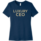 Gold Luxury CEO - Short Sleeve Women's T-Shirt