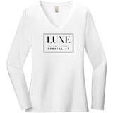 Black Luxe Logo - Long Sleeve Women's T-Shirt