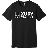 White Luxury Specialist - Short Sleeve Men's T-Shirt