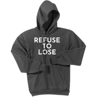 White Refuse To Lose - Pullover Hooded Sweatshirt