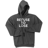 White Refuse To Lose - Pullover Hooded Sweatshirt