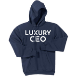 White Luxury CEO - Pullover Hooded Sweatshirt