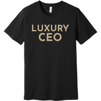 Gold Luxury CEO - Short Sleeve Men's T-Shirt