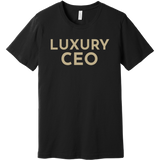 Gold Luxury CEO - Short Sleeve Men's T-Shirt