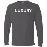 White Luxury - Long Sleeve Men's T-Shirt