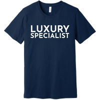 White Luxury Specialist - Short Sleeve Men's T-Shirt