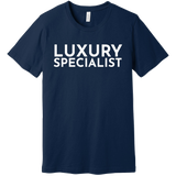 White Luxury Specialist - Short Sleeve Men's T-Shirt