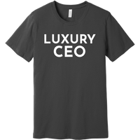 White Luxury CEO - Short Sleeve Men's T-Shirt