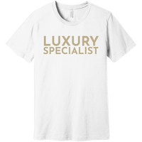 Gold Luxury Specialist - Short Sleeve Men's T-Shirt