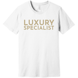 Gold Luxury Specialist - Short Sleeve Men's T-Shirt