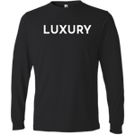 White Luxury - Long Sleeve Men's T-Shirt