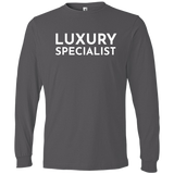 White Luxury Specialist - Long Sleeve Men's T-Shirt