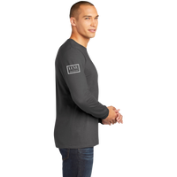 White Luxe Logo - Long Sleeve Men's T-Shirt